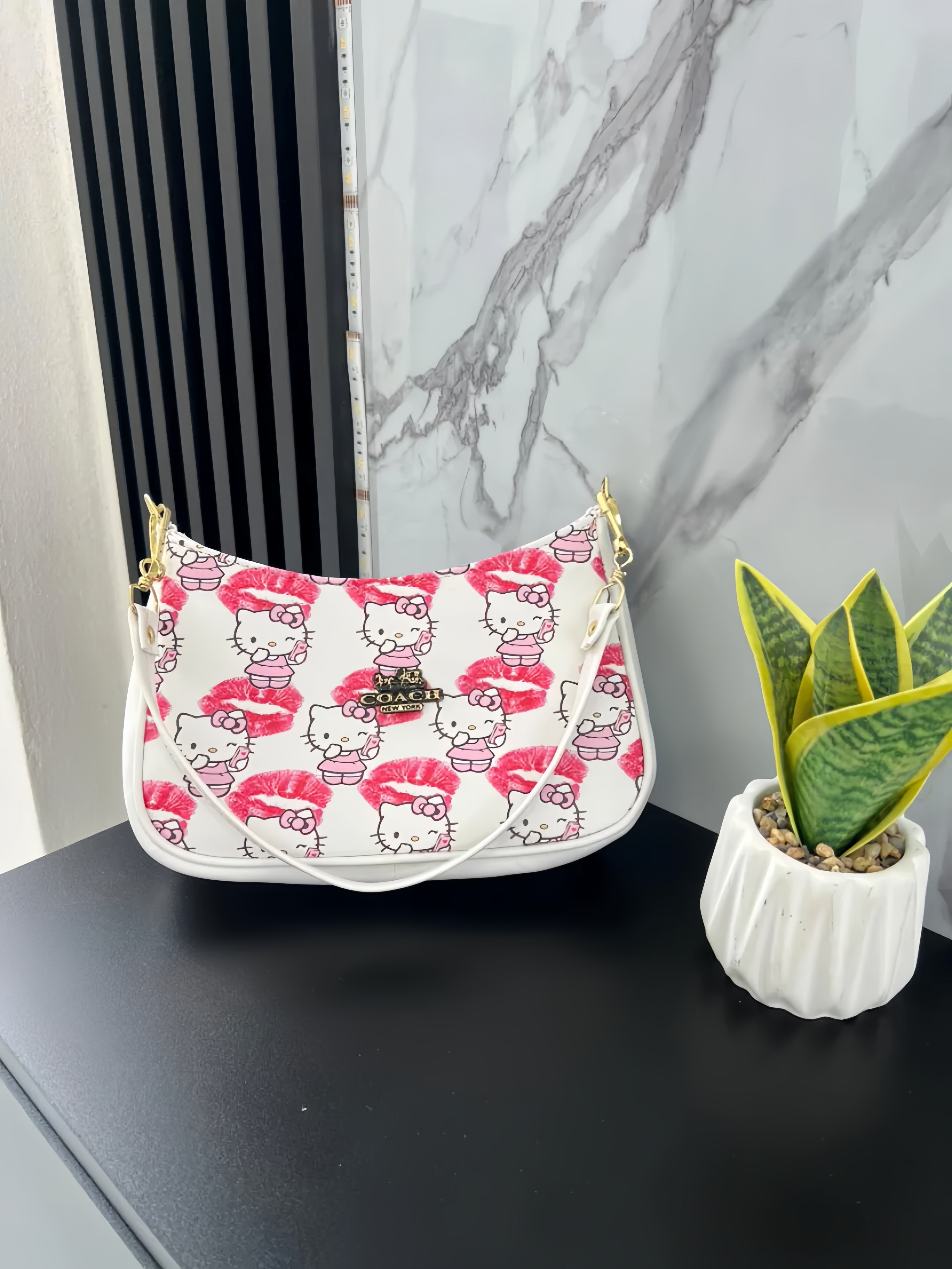 Hello Kitty Red Coach Purse